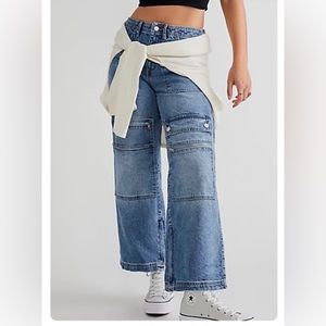 Free People Utility Jean